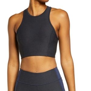 Outdoor Voices Athena Crop Top in Charcoal